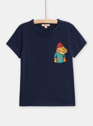 Παιδική Μπλούζα για Αγόρια Black Dinosaur – ΜΠΛΕ