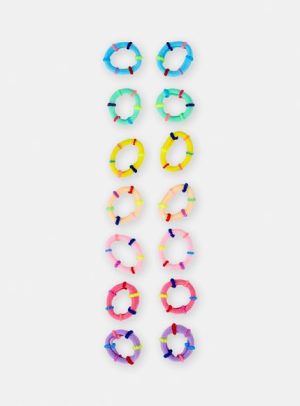 Παιδικά Λαστιχάκια για Κορίτσια Multicolor Donuts 14τμχ – ΠΟΛΥΧΡΩΜΟ