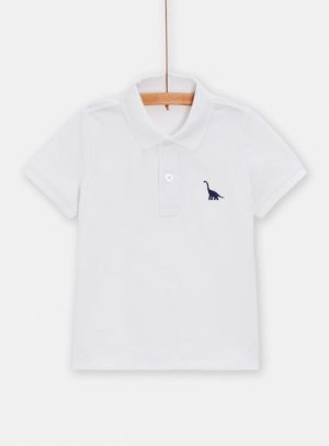 Παιδική Μπλούζα για Αγόρια White Dinosaur – ΛΕΥΚΟ