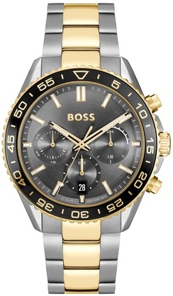 boss mens chronograph 1514144 silver case with stainless steel bracelet image1