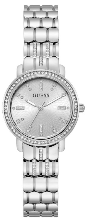 GUESS Hayley Crystals – GW0612L1, Silver case with Stainless Steel Bracelet