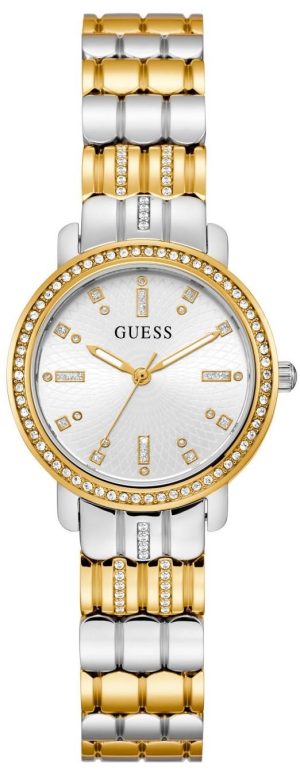 GUESS Hayley Crystals – GW0612L2, Silver case with Stainless Steel Bracelet