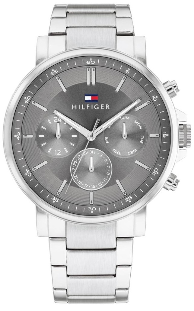 tommy hilfiger tyson 1710604 silver case with stainless steel bracelet image1