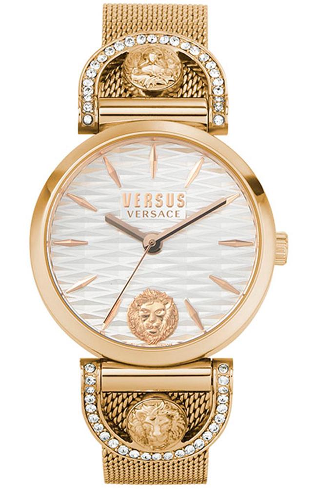 versace versus iseo crystals vspvp0720 rose gold case with stainless steel bracelet image1