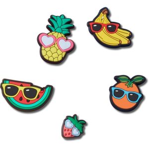 Pins για Crocs JIBBITZ Cool Fruits 5 τμχ – ΠΟΛΥΧΡΩΜΟ