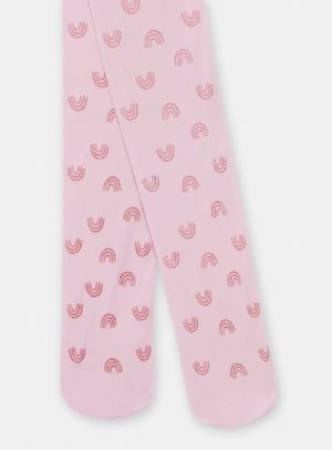 Παιδικές Κάλτσες για Κορίτσια Pink Rainbow – ΕΚΡΟΥ