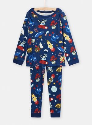 Παιδικές Πιτζάμες για Αγόρια Space – ΜΠΛΕ