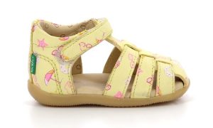 Βρεφικά Παπούτσια KICKERS για Κορίτσια Yellow Beach – ΡΟΖ