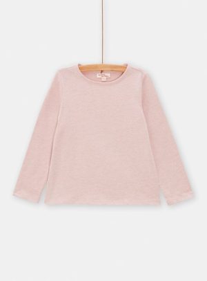 Παιδική Μπλούζα για Κορίτσια Basic Muted Pink – ΡΟΖ