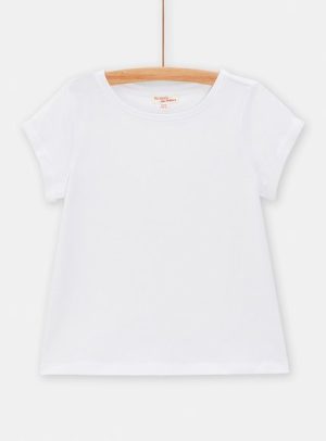 Παιδική Μπλούζα για Κορίτσια Basic White – ΛΕΥΚΟ