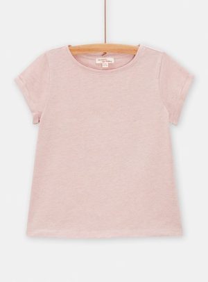 Παιδική Μπλούζα για Κορίτσια Basic Muted Pink – ΡΟΖ