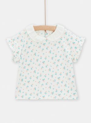 Βρεφική Μπλούζα για Κορίτσια – ΕΚΡΟΥ