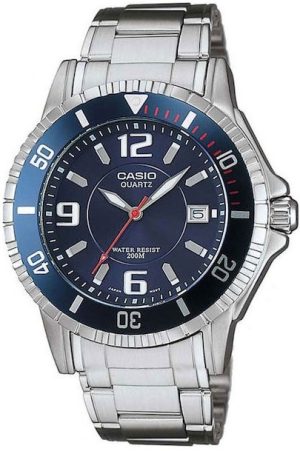 CASIO Collection – MTP-1053D-2AV, Silver case with Stainless Steel Bracelet