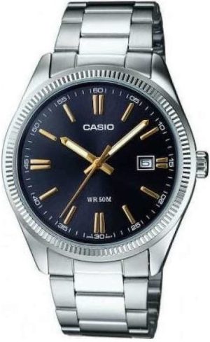 CASIO Collection – MTP-1302PD-1A2VEF, Silver case with Stainless Steel Bracelet