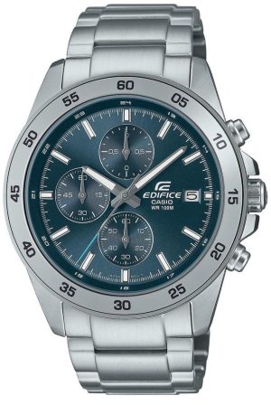 CASIO Edifice Chronograph – EFR-526D-2AVUEF, Silver case with Stainless Steel Bracelet
