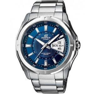 CASIO Edifice – EF-129D-2AVEF, Silver case with Stainless Steel Bracelet