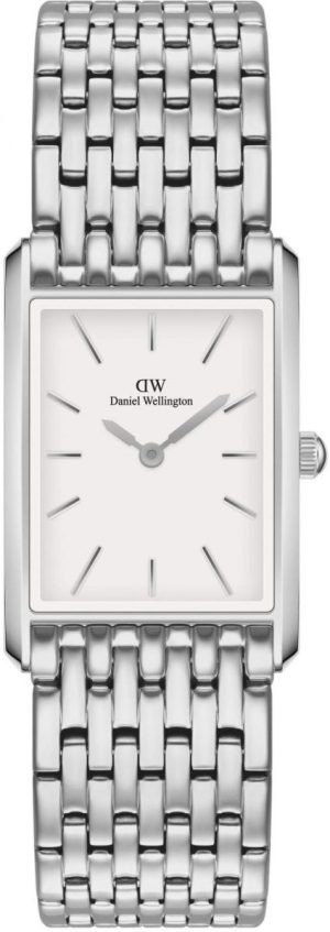 DANIEL WELLINGTON Bound 9-Link Silver – DW00100706, Silver case with Stainless Steel Bracelet