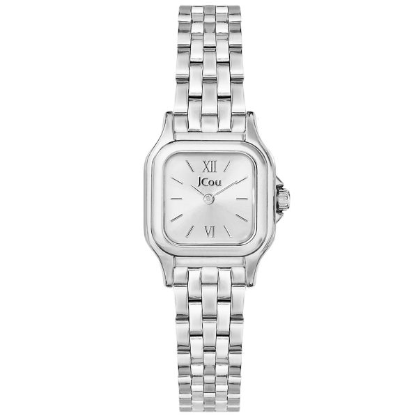 jcou muse ju19065 2 silver case with stainless steel bracelet image1