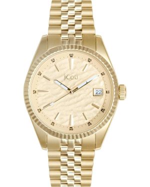 JCOU Queen’s Land – JU19071-4, Gold case with Stainless Steel Bracelet