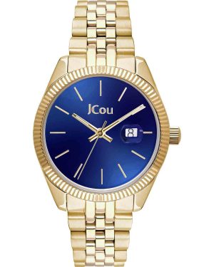 JCOU Queen’s Mini – JU17031-10, Gold case with Stainless Steel Bracelet