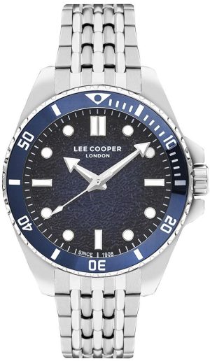 LEE COOPER Men’s – LC07954.390 Silver case with Stainless Steel Bracelet