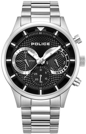 POLICE Driver II – PEWGK0040303, Silver case with Stainless Steel Bracelet