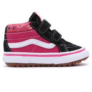 Βρεφικά Sneakers Παπούτσια Vans Sk-8 Mid Reissue V Mte Black/Pink – ΡΟΖ