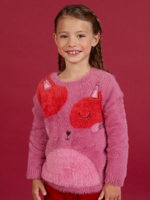 Παιδικό πουλόβερ για Κορίτσια Furry Cat – ΜΩΒ