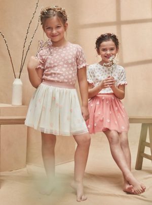 Παιδική Φούστα για Κορίτσια White Tulle – ΛΕΥΚΟ