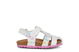 Βρεφικά Παπούτσια GEOX για Κορίτσια Sandal Gisli Candy – ΛΕΥΚΟ