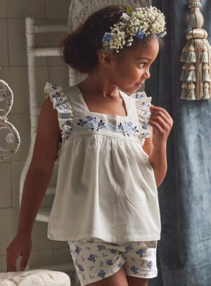 Παιδική Μπλούζα για Κορίτσια White Flowers – ΛΕΥΚΟ