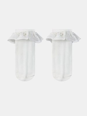 Βρεφικές Κάλτσες για Κορίτσια Classic White – ΛΕΥΚΟ