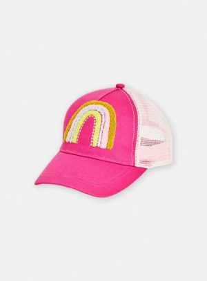 Παιδικό Καπέλο για Κορίτσια Pink Rainbow – ΡΟΖ