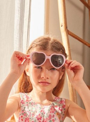 Παιδικά Γυαλιά Ηλίου για Κορίτσια Pink Hearts – ΡΟΖ