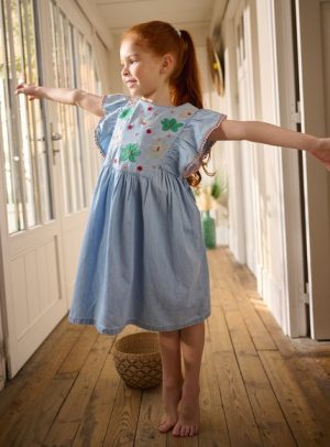 Παιδικό Φόρεμα για Κορίτσια Light Blue – ΜΠΛΕ