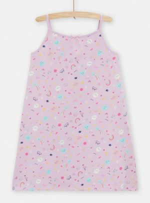 Παιδική Πυτζάμα Φόρεμα για Κορίτσια Lilac – ΜΩΒ