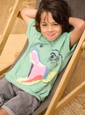 Παιδική Μπλούζα για Αγόρια Green Dino – ΠΡΑΣΙΝΟ