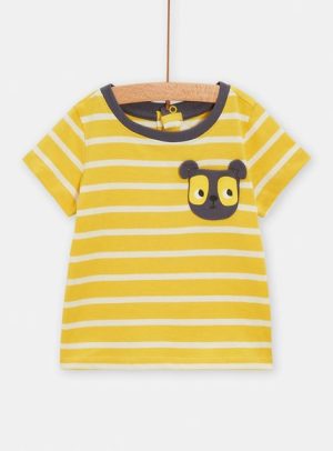 Βρεφική Μπλούζα για Αγόρια Yellow Bear – ΚΙΤΡΙΝΟ