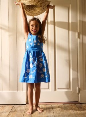 Παιδικό Φόρεμα για Κορίτσια Blue Embroidery – ΜΠΛΕ