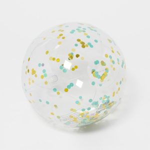 SUNNYLIFE Φουσκωτή Μπάλα Θαλάσσης Confetti – ΠΡΑΣΙΝΟ