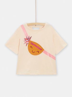 Παιδική Μπλούζα για Κορίτσια Pineapple Bag – ΕΚΡΟΥ