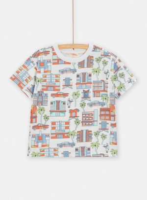 Παιδική Μπλούζα για Αγόρια White City – ΛΕΥΚΟ