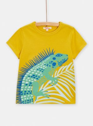 Παιδική Μπλούζα για Αγόρια Yellow Iguana – ΚΙΤΡΙΝΟ