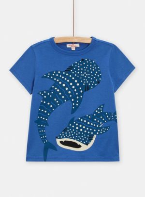 Παιδική Μπλούζα για Αγόρια Blue Whales – ΜΠΛΕ