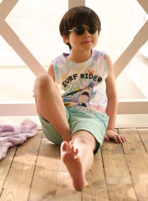 Παιδική Μπλούζα για Αγόρια Surf Rider – ΛΕΥΚΟ