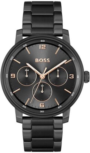 BOSS Contender – 1514128, Black case with Stainless Steel Bracelet