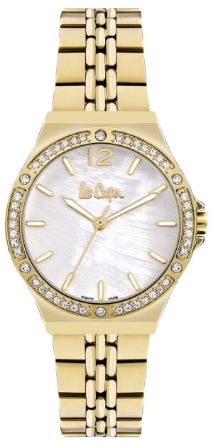 LEE COOPER Ladies Crystals – LC07969.120, Gold case with Stainless Steel Bracelet