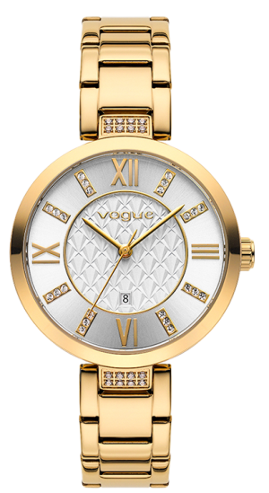 VOGUE Reina Crystals – 613841, Gold case with Stainless Steel Bracelet