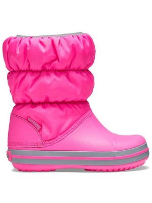 Παιδικές Γαλότσες Crocs για Κορίτσια Puff Candy Pink – ΠΟΛΥΧΡΩΜΟ