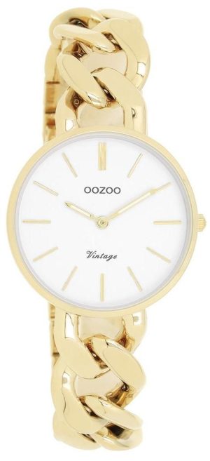 OOZOO Vintage – C20357, Gold case with Stainless Steel Bracelet